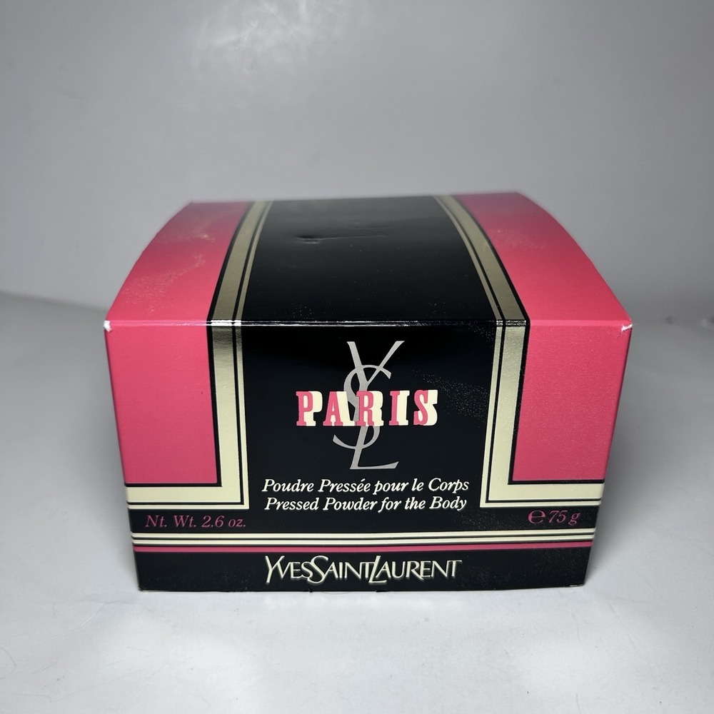 Vintage YSL Paris Pressed Body Powder Yves Saint Laurent